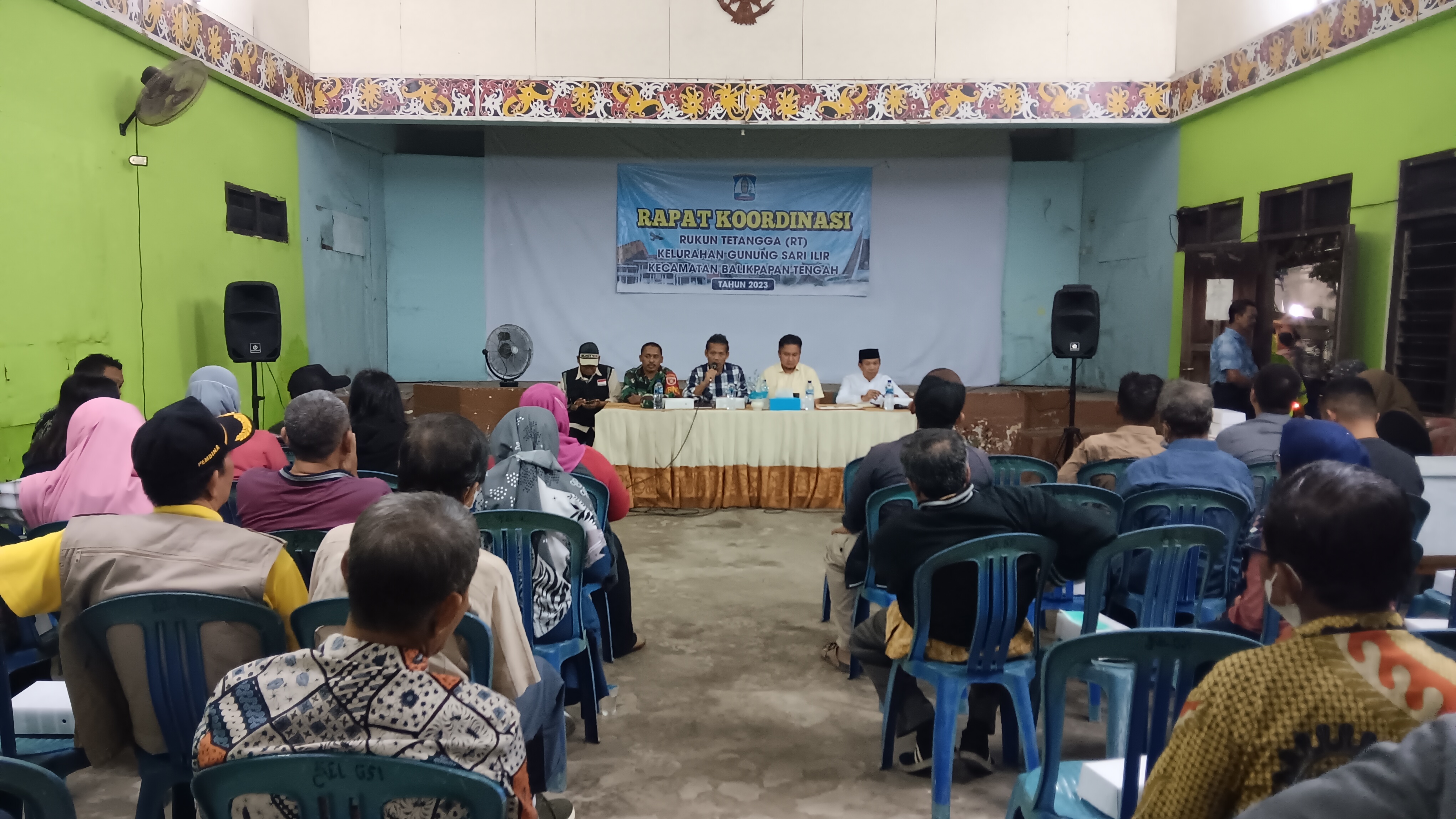 Rapat Koordinasi Rukun Tetangga (RT) Kelurahan Gunung Sari Ilir